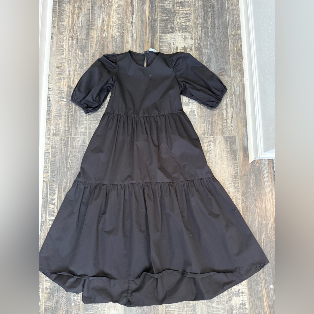 ZARA black basic dress